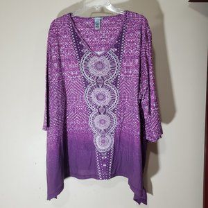 Purple Tunic Size 3X (26/28)